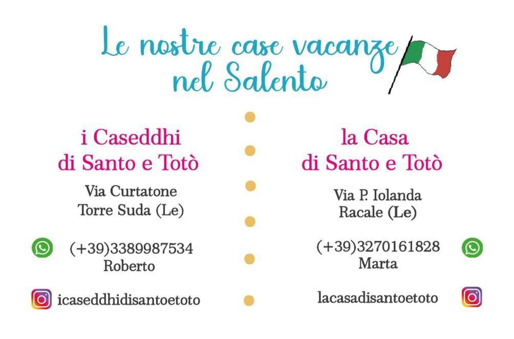 I Caseddhi di Santo e Totò Torre Suda Exterior foto